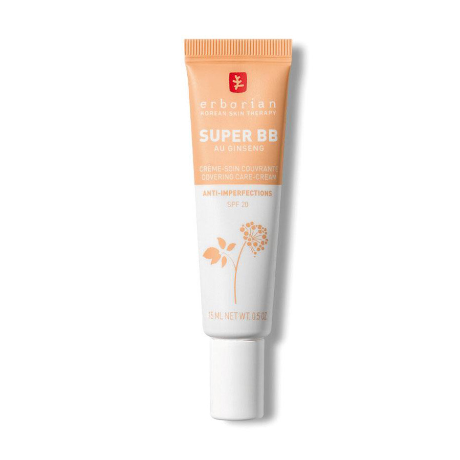 ВВ-крем для обличчя Erborian Super BB Ginseng SPF 20, Dore, 15 мл